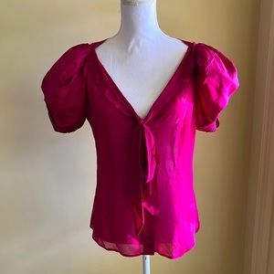 Anthropologie Odille Silk Blouse.